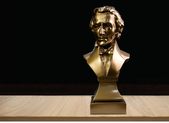 Tv Art And Craft - Piano Compositor músico Chopin estatua figura