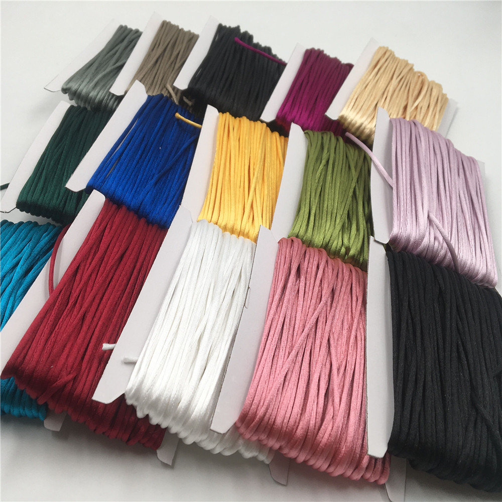 Macrame Cord Cotton - Cordón de macramé de seda trenzado