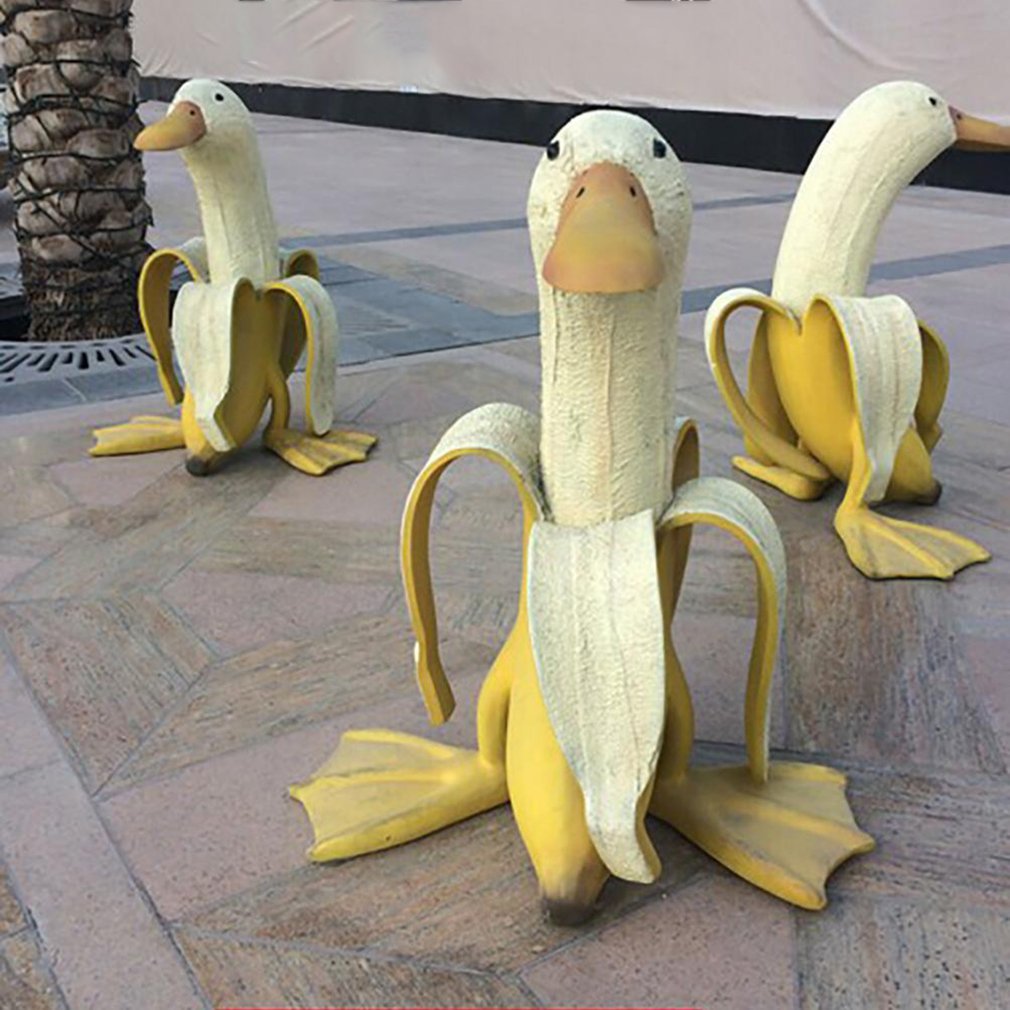Art Craft Duck - Pato de plátano, esculturas creativas para