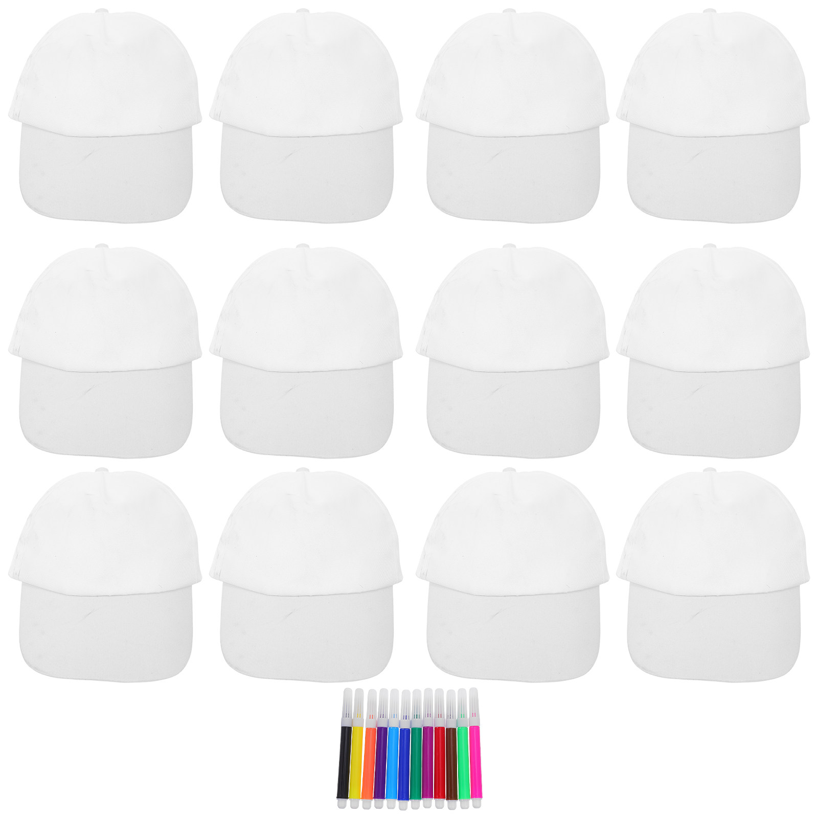 Art Craft Activity - 1 Juego de Gorras de Béisbol