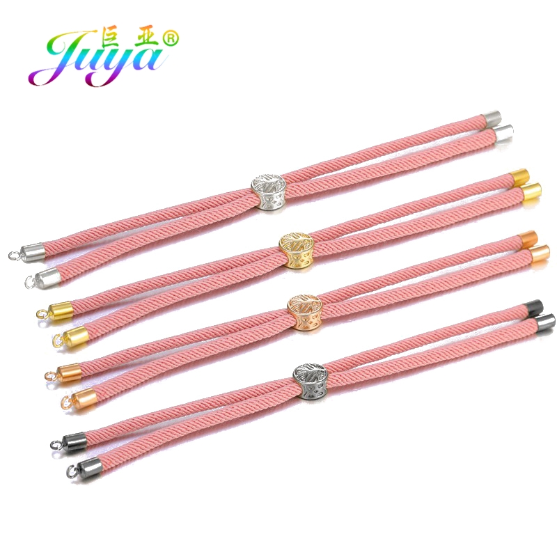 Macrame Cord Cotton - Juya-cuerda tejida de macramé con Cuentas