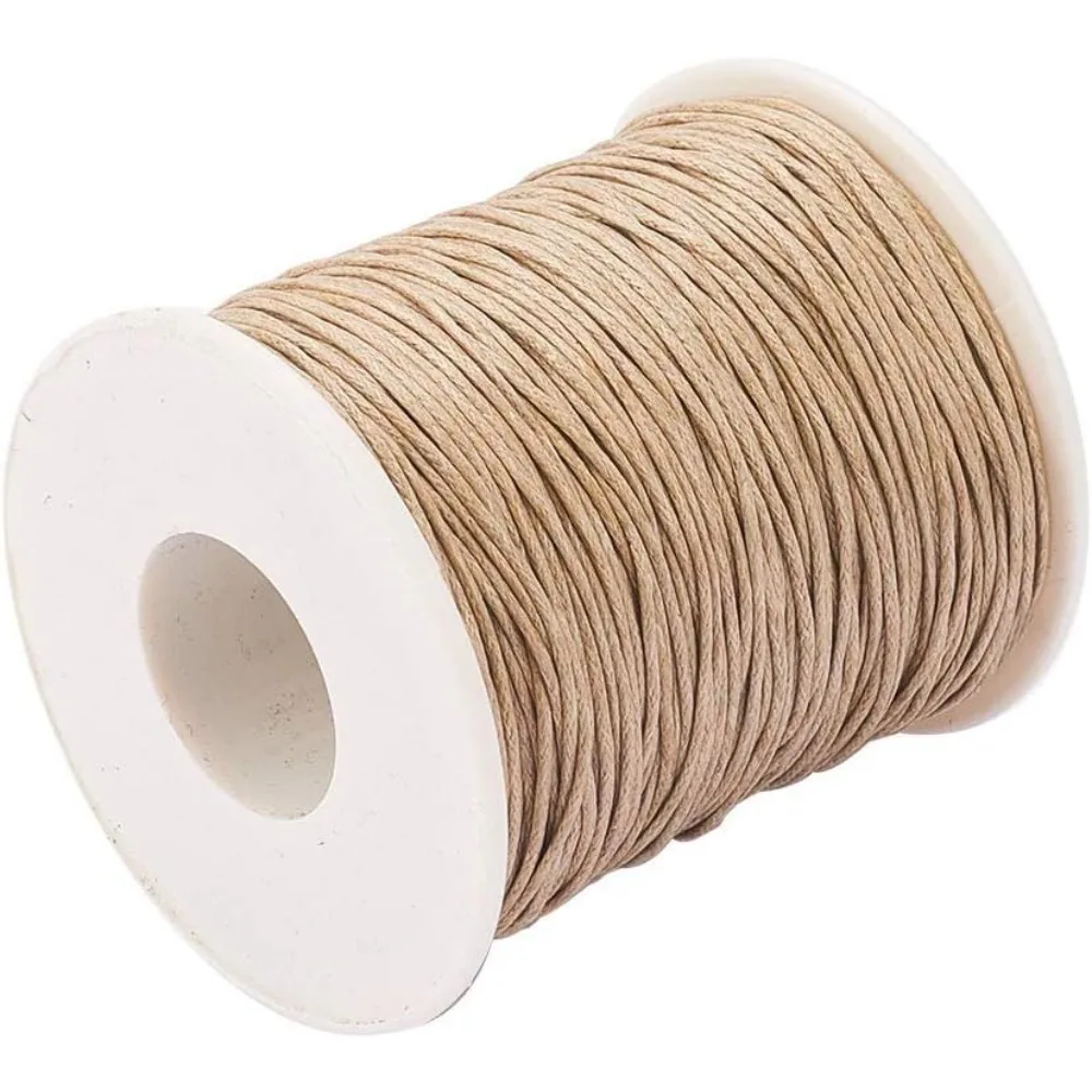 Macrame Cord Cotton - Cordón encerado de algodón de 100
