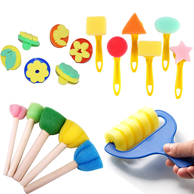 Art Craft School - 3-6 unids/set varias formas pintura esponja