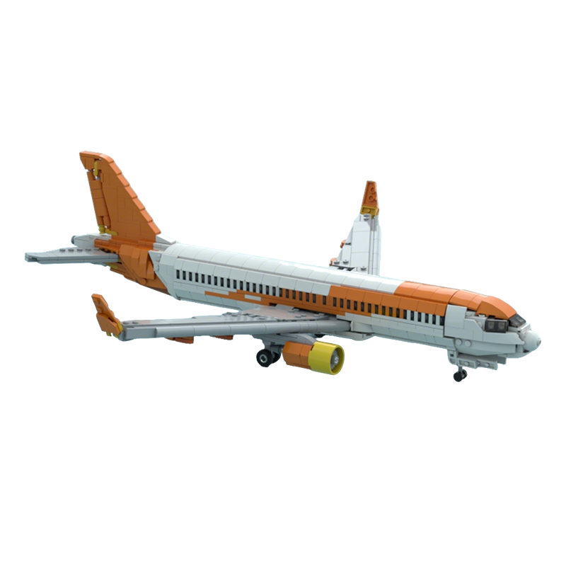 Art Craft Idea - 1100 piezas MOC Easy Jet Airbuss