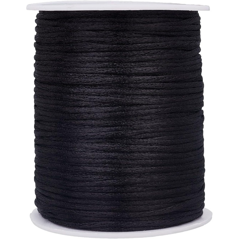 Macrame Cord Cotton - Cordones de satén Rattail de 106