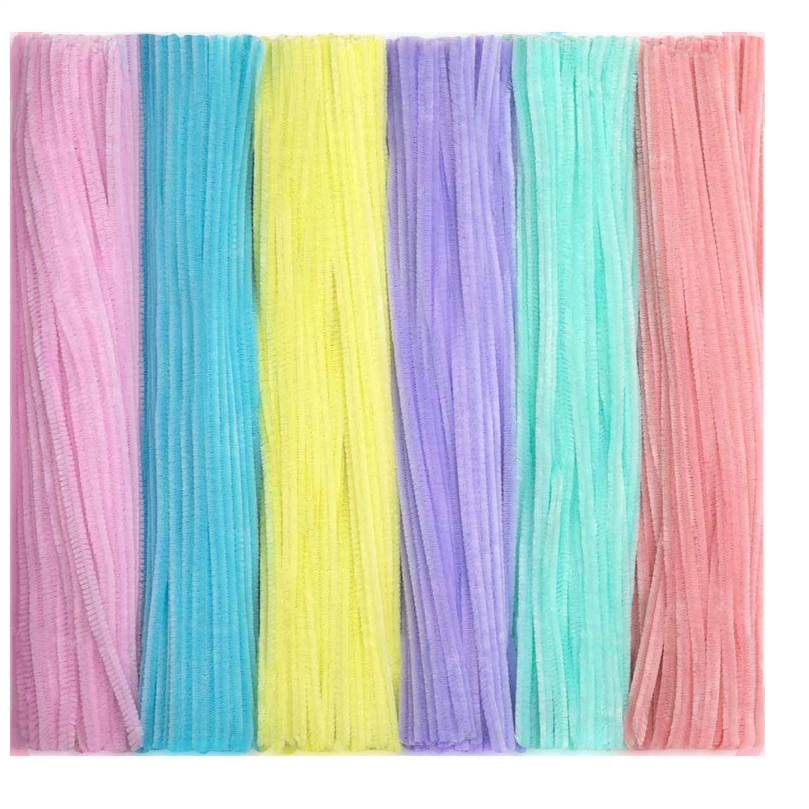 Art Craft School - Limpiapipas de chenilla, limpiapipas coloridos, tiras