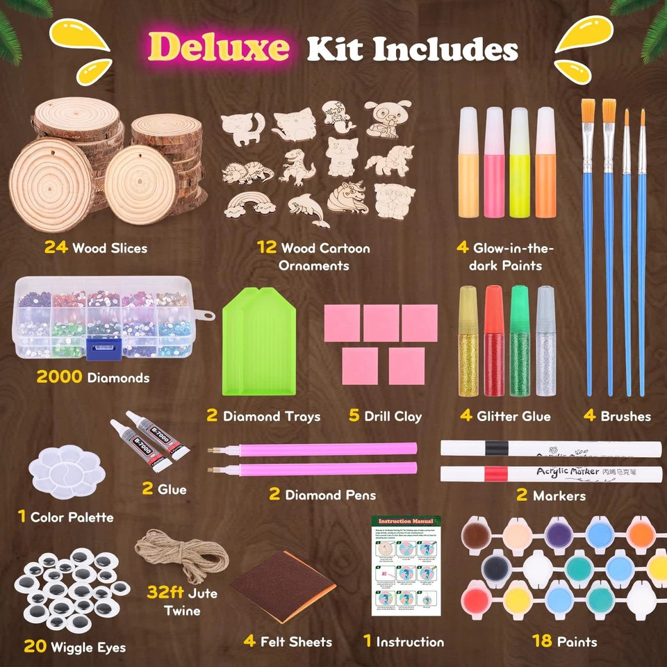 Art Craft School - Kit de Pintura de Madera que