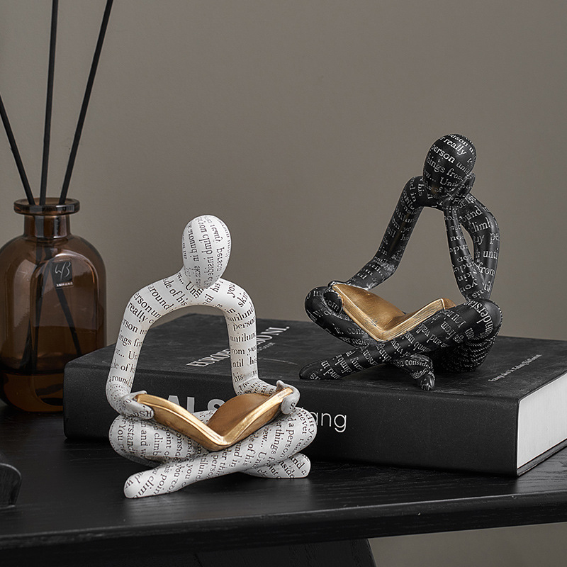 Tv Art And Craft - Adornos de resina huecos con letras,