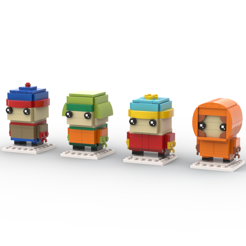 Art Craft Idea - 336 piezas MOC South Park BrickHeadz,
