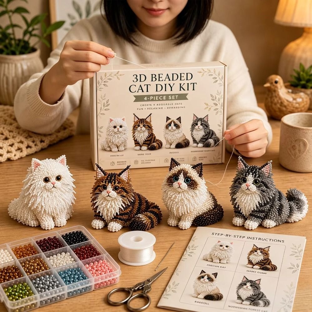 Art Craft Kits For Kids - Kit de bordado de cuentas de