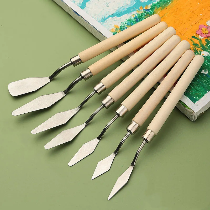 Painting Knife Palette - Juego de 1/2 espátulas para pintura
