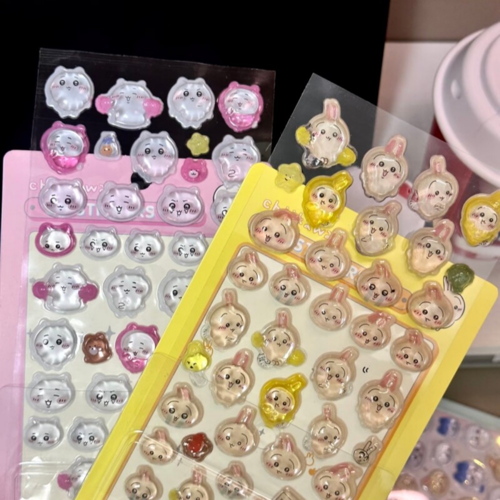 Tv Art And Craft - Lindas Pegatinas en Relieve de Cristal