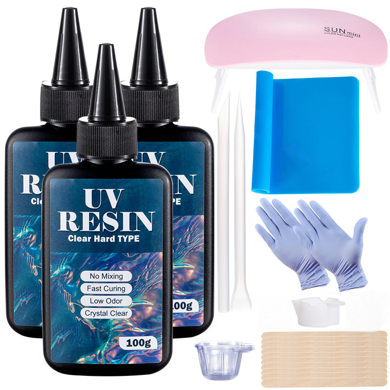 Art Craft Glue - 100g/250g resina UV transparente tipo duro