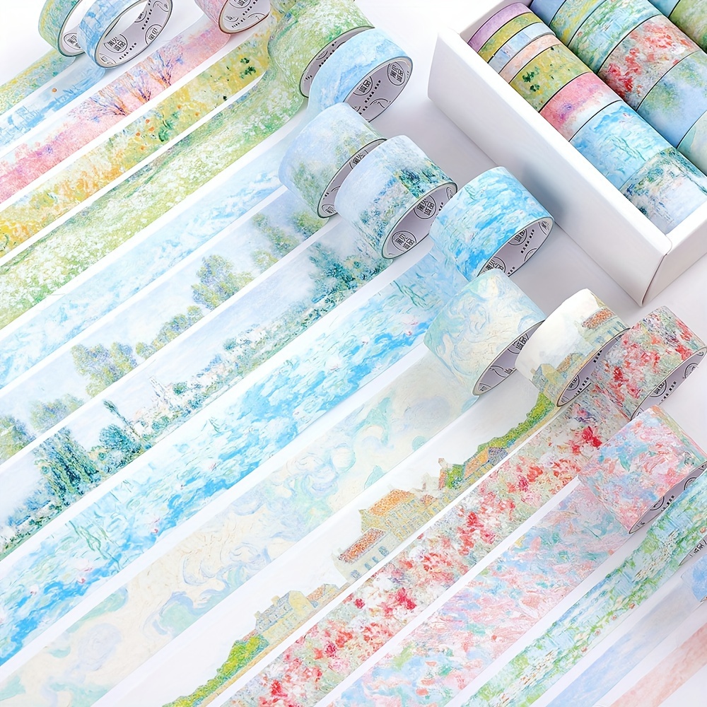 Washi Tape Rolls - Juego de 20 rollos de cintas