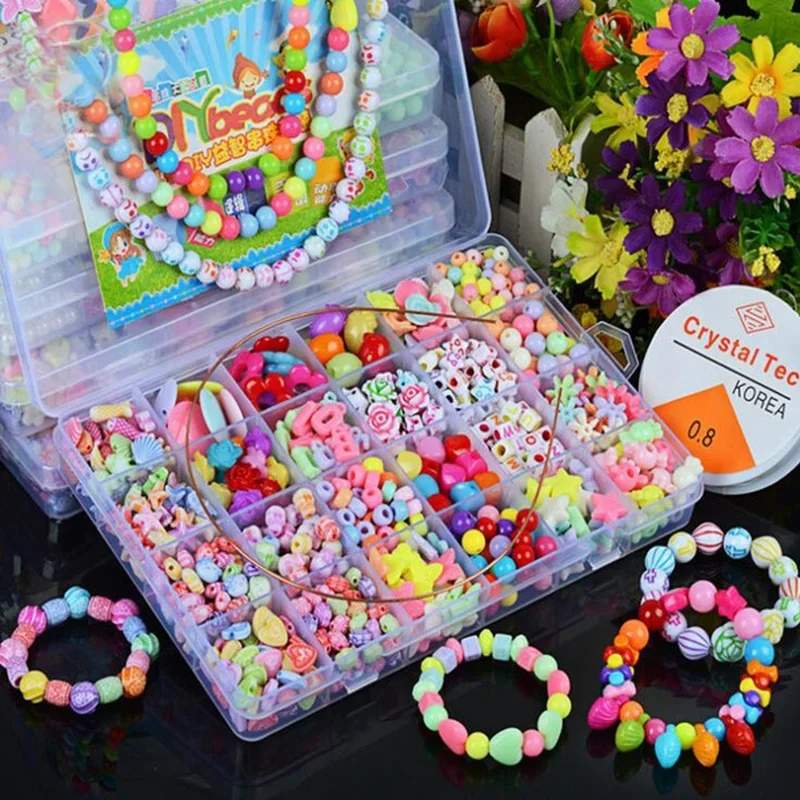 Art Craft Kits For Kids - Juego de cuentas DIY para niñas,