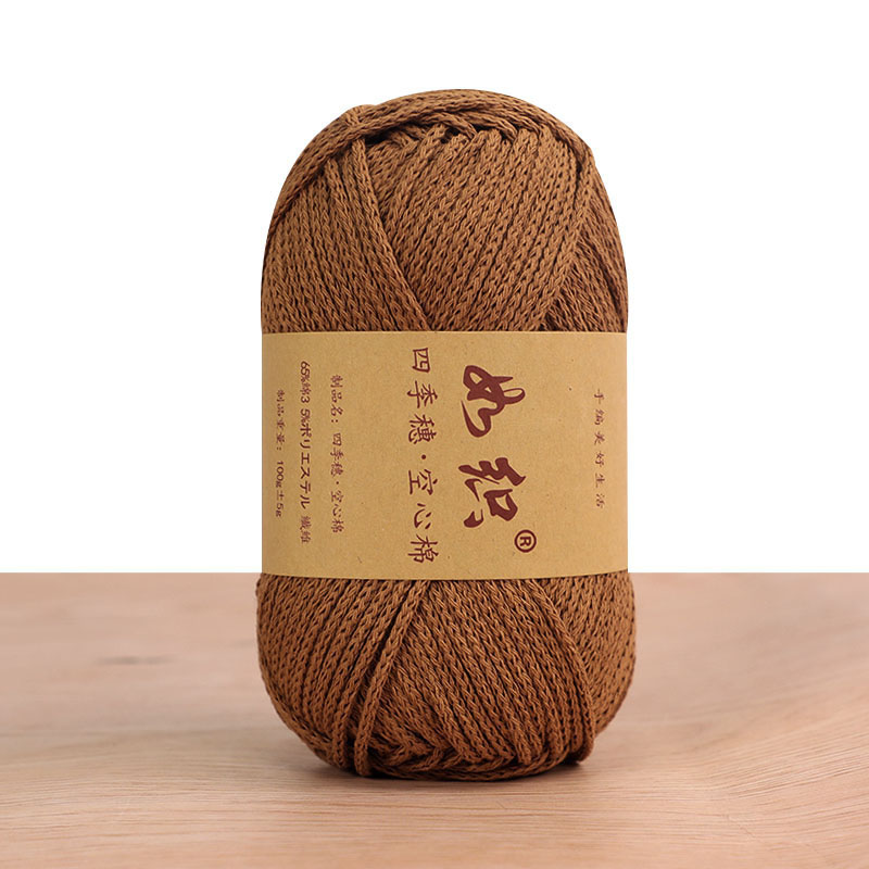 85 M/rollo 100g hilo de tejer  - Macrame Cord Cotton reseña y precio