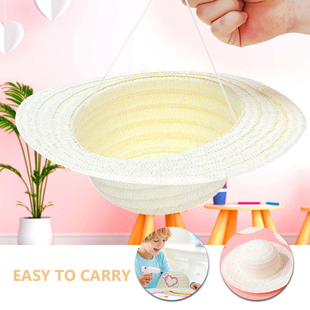 8 piezas de sombreros de paja  - Art Craft Activity reseña y precio