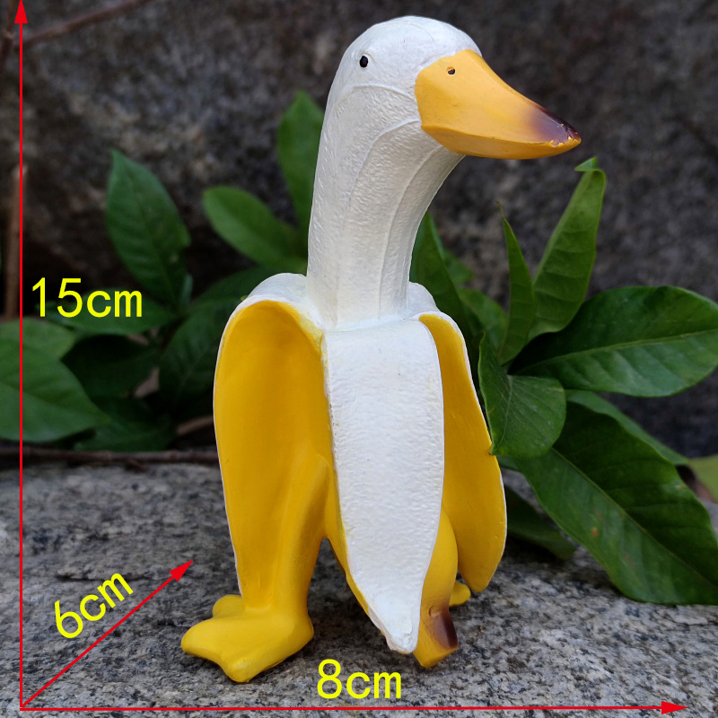 Pato de plátano, esculturas cr - Art Craft Duck reseña y precio