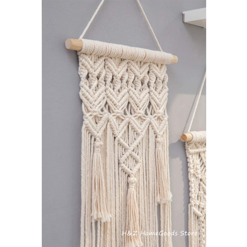Tapiz colgante de pared de mac - Macrame Cord Cotton reseña y precio