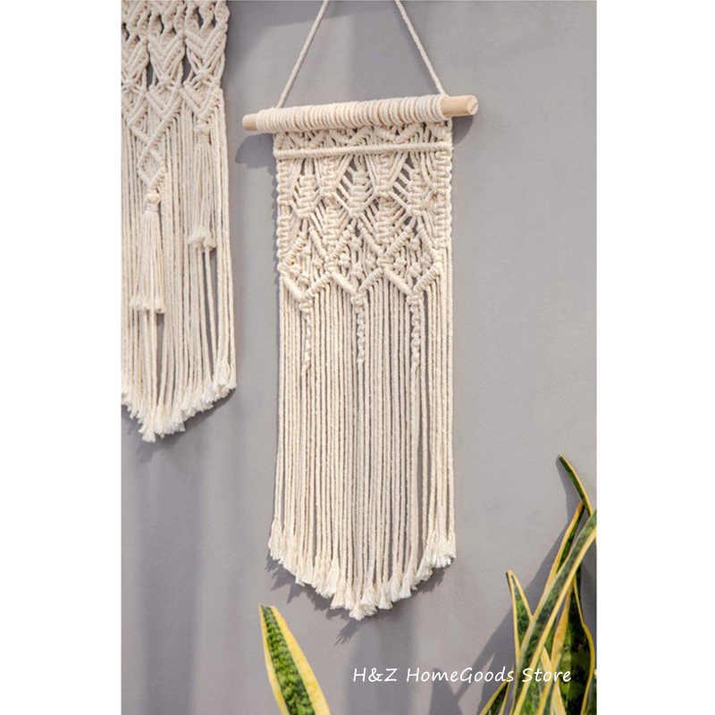 Tapiz colgante de pared de mac - Macrame Cord Cotton reseña y precio