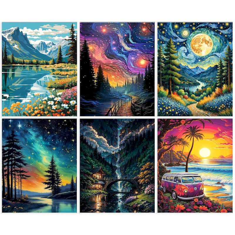 GATYZTORY-pintura por números  - Art And Craft Numbers reseña y precio