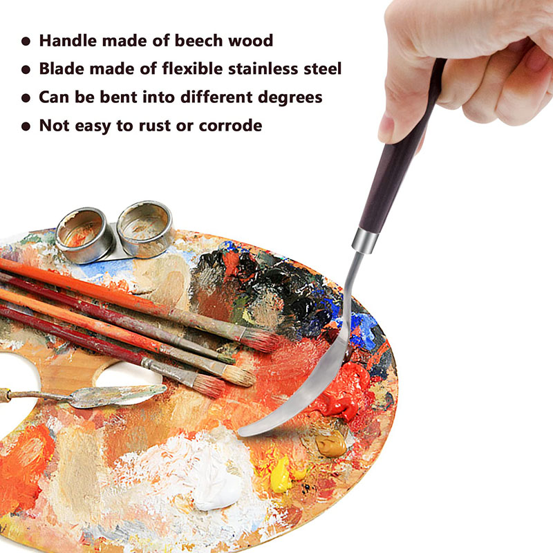 Juego de 11 Espátulas de Acero - Painting Knife Palette reseña y precio
