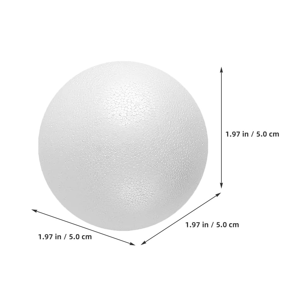 12 bolas de espuma de poliesti - Art Craft School reseña y precio