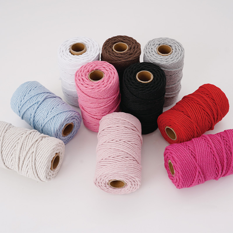 Cuerda de algodón hilada con n - Macrame Cord Cotton reseña y precio