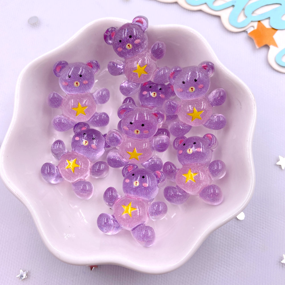 20 piezas de resina con purpur - Tv Art And Craft reseña y precio