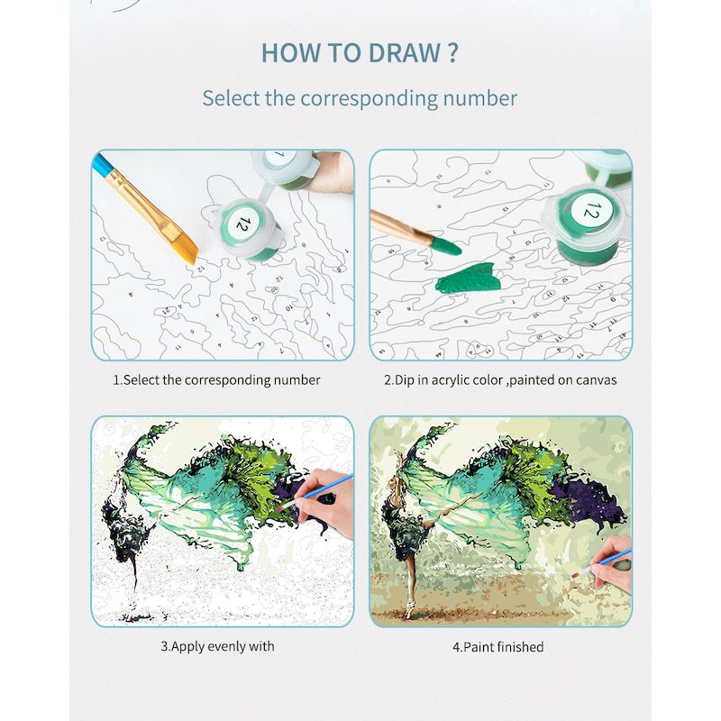 GATYZTORY-pintura por números  - Art Craft Idea reseña y precio