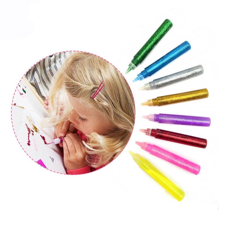 Polvo adhesivo de brillo de di - Art Craft 3 Year Old reseña y precio