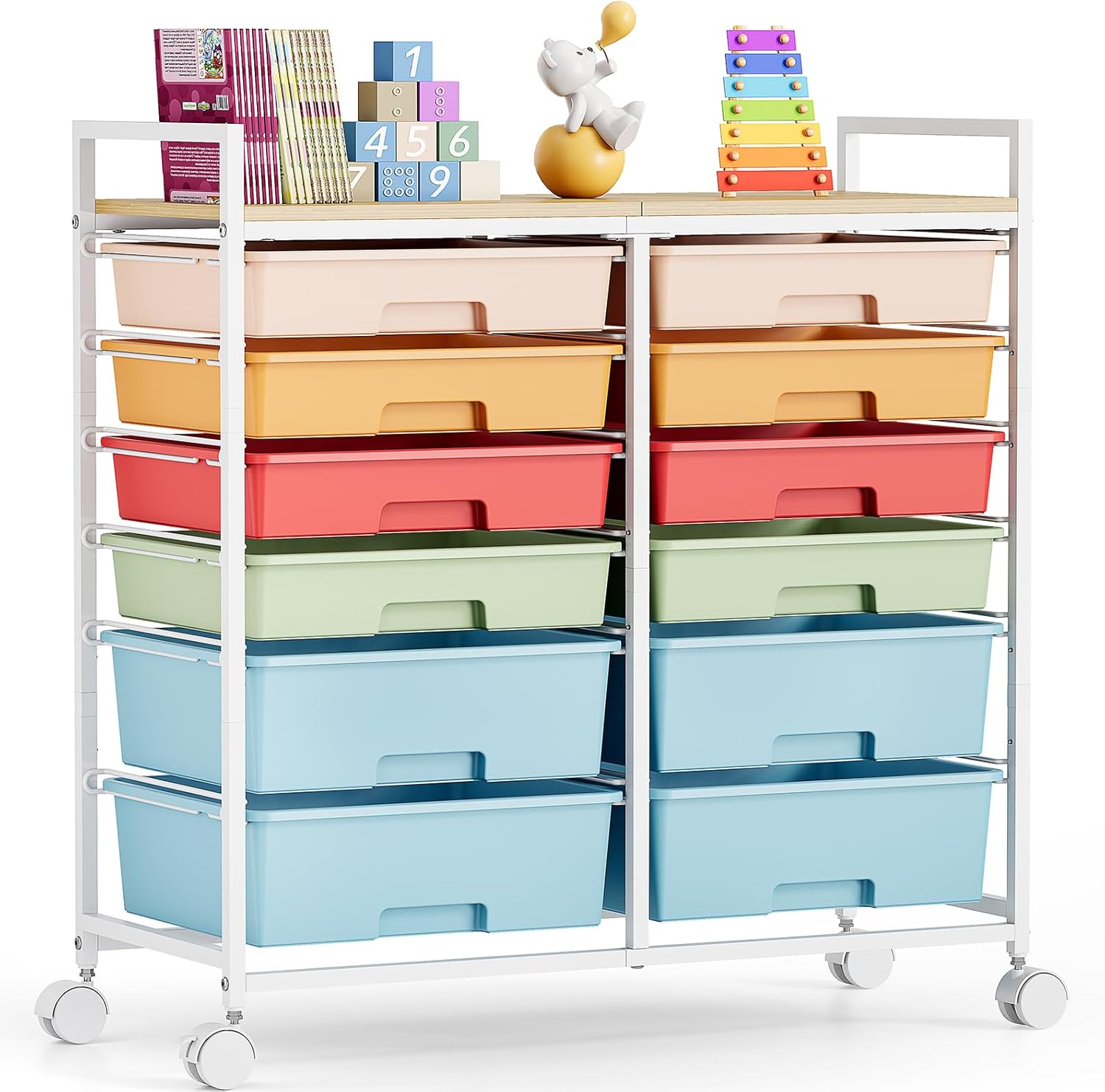 Carrito de Almacenamiento con  - Art Craft School reseña y precio