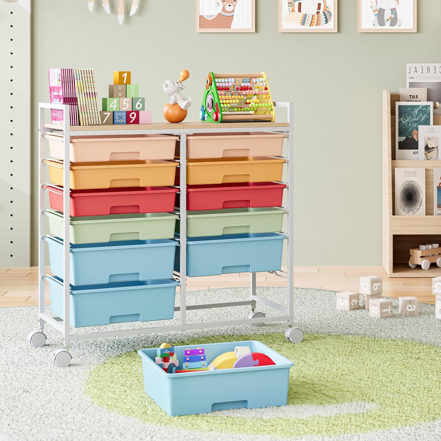 Carrito de Almacenamiento con  - Art Craft School reseña y precio