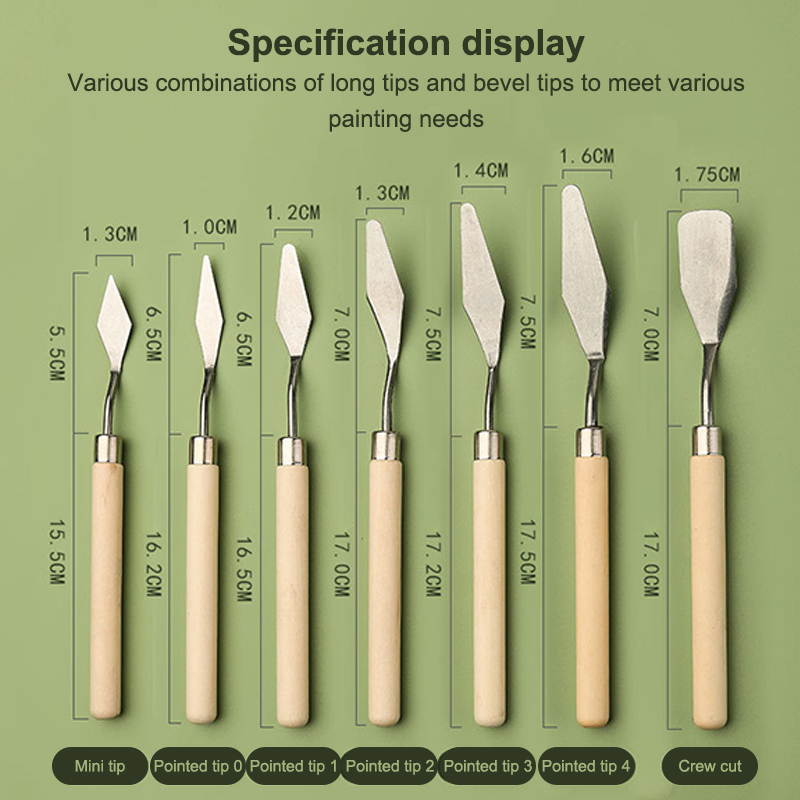 【Happy】Juego de 7 piezas de cu - Painting Knife Palette reseña y precio