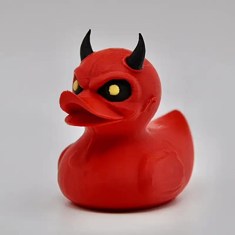 Estatua de pato diablo impresa - Art Craft Duck reseña y precio