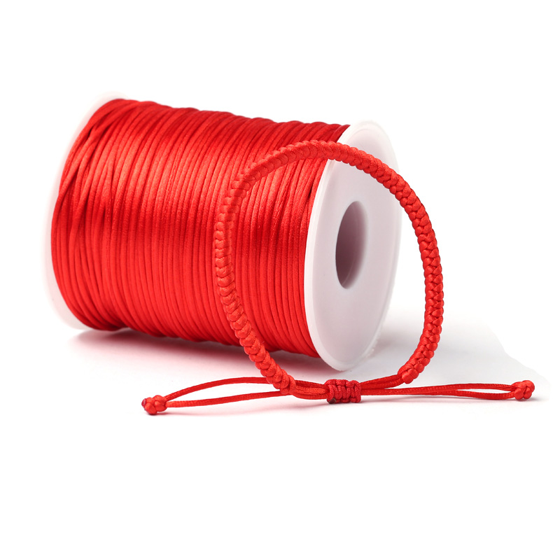 Hilo de cordón de nailon rojo  - Macrame Cord Cotton reseña y precio