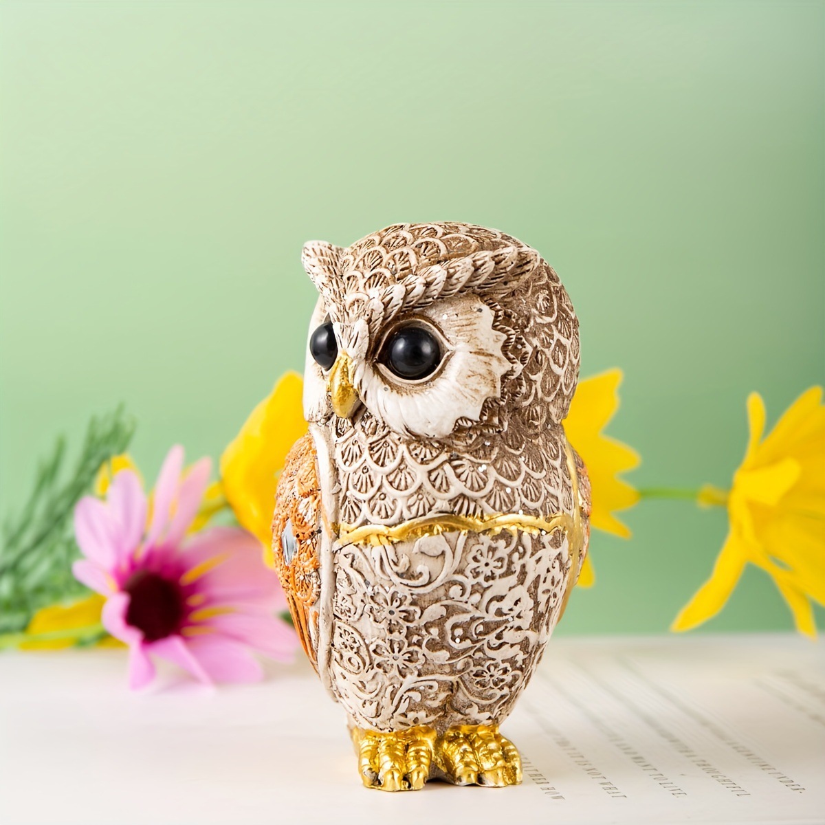 Nueva Estatuilla de Búho de Re - Tv Art And Craft reseña y precio