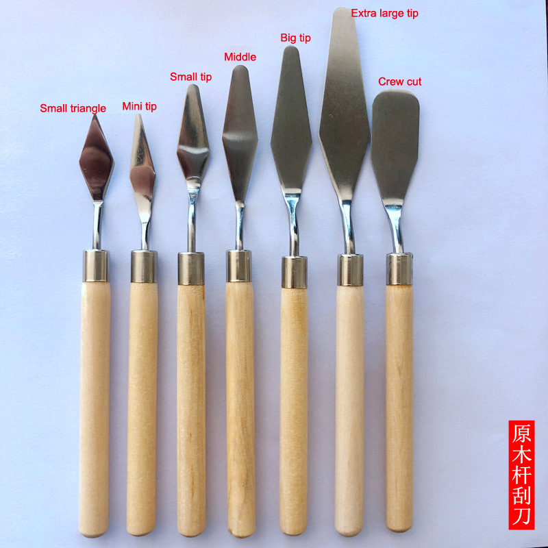 ★ ▲ Juego de 7 Espátulas de Ac - Painting Knife Palette reseña y precio