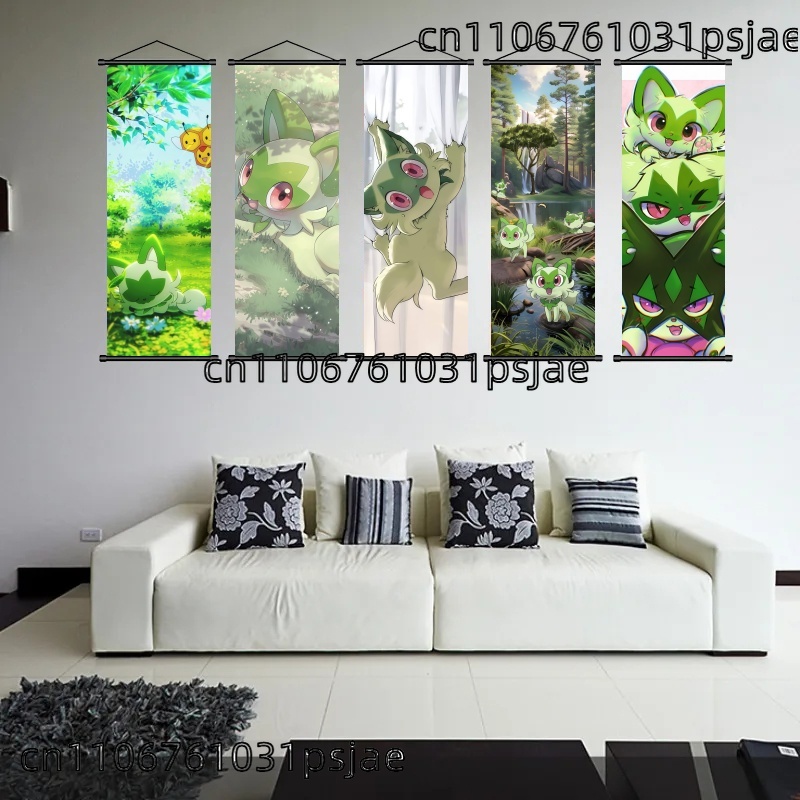 Sprigatito Scroll Art, bien el - Tv Art And Craft reseña y precio