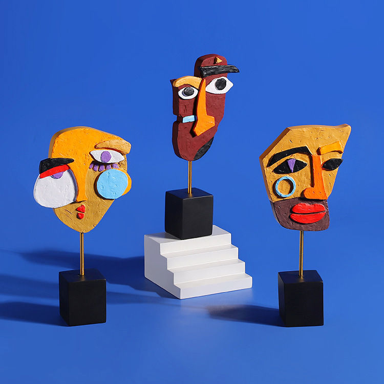 Cara humana abstracta creativa - Tv Art And Craft reseña y precio