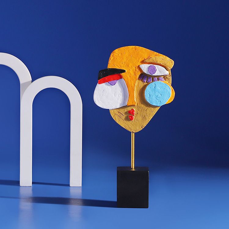 Cara humana abstracta creativa - Tv Art And Craft reseña y precio