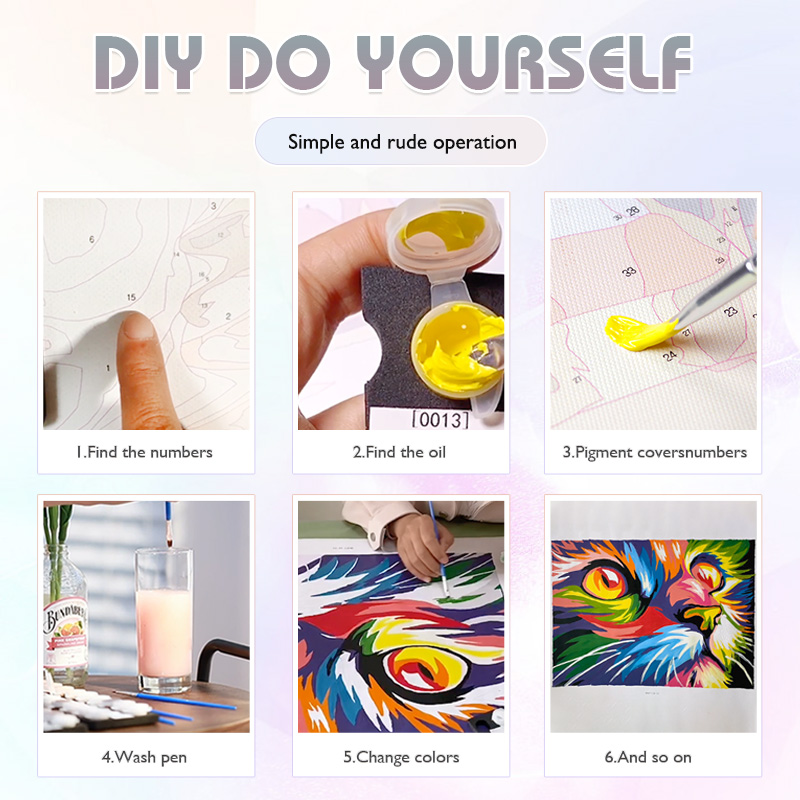 Kit de pintura acrílica por nú - Art And Craft Numbers reseña y precio