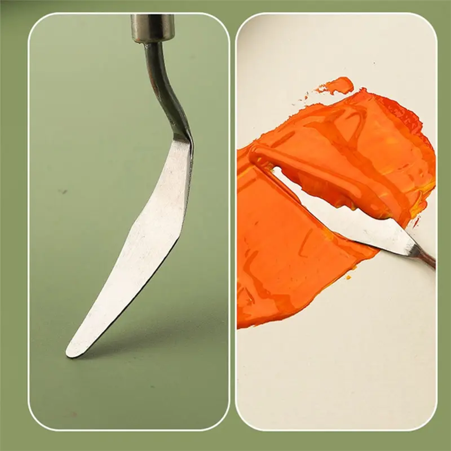 Juego de 7/14 piezas de espátu - Painting Knife Palette reseña y precio