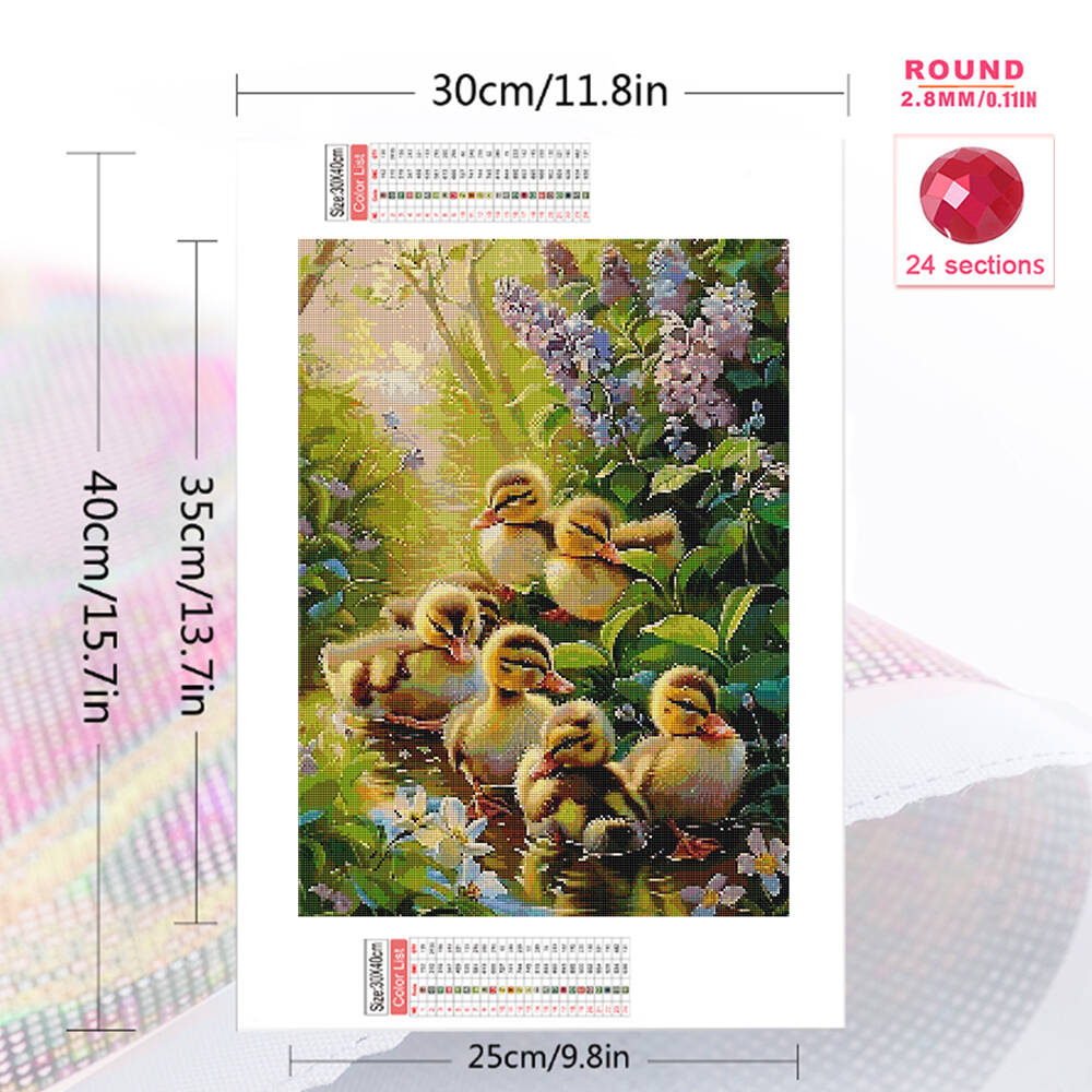 Pintura de Diamantes 5D DIY si - Art Craft Duck reseña y precio