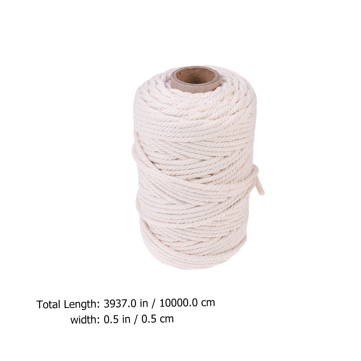 Cuerda de Algodón Natural de 1 - Macrame Cord Cotton reseña y precio