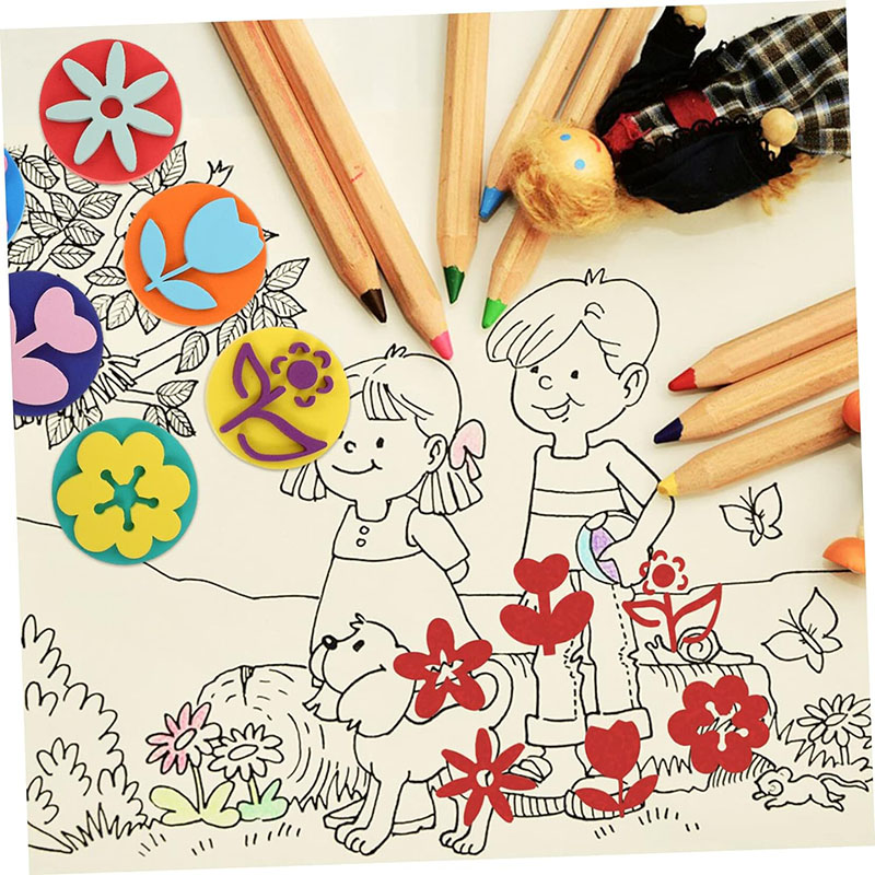 6 unids/bolsa sellos de espuma - Art Craft 3 Year Old reseña y precio