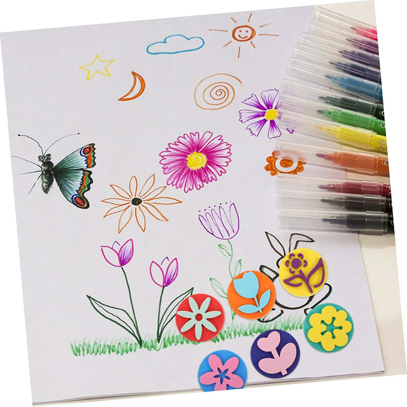6 unids/bolsa sellos de espuma - Art Craft 3 Year Old reseña y precio