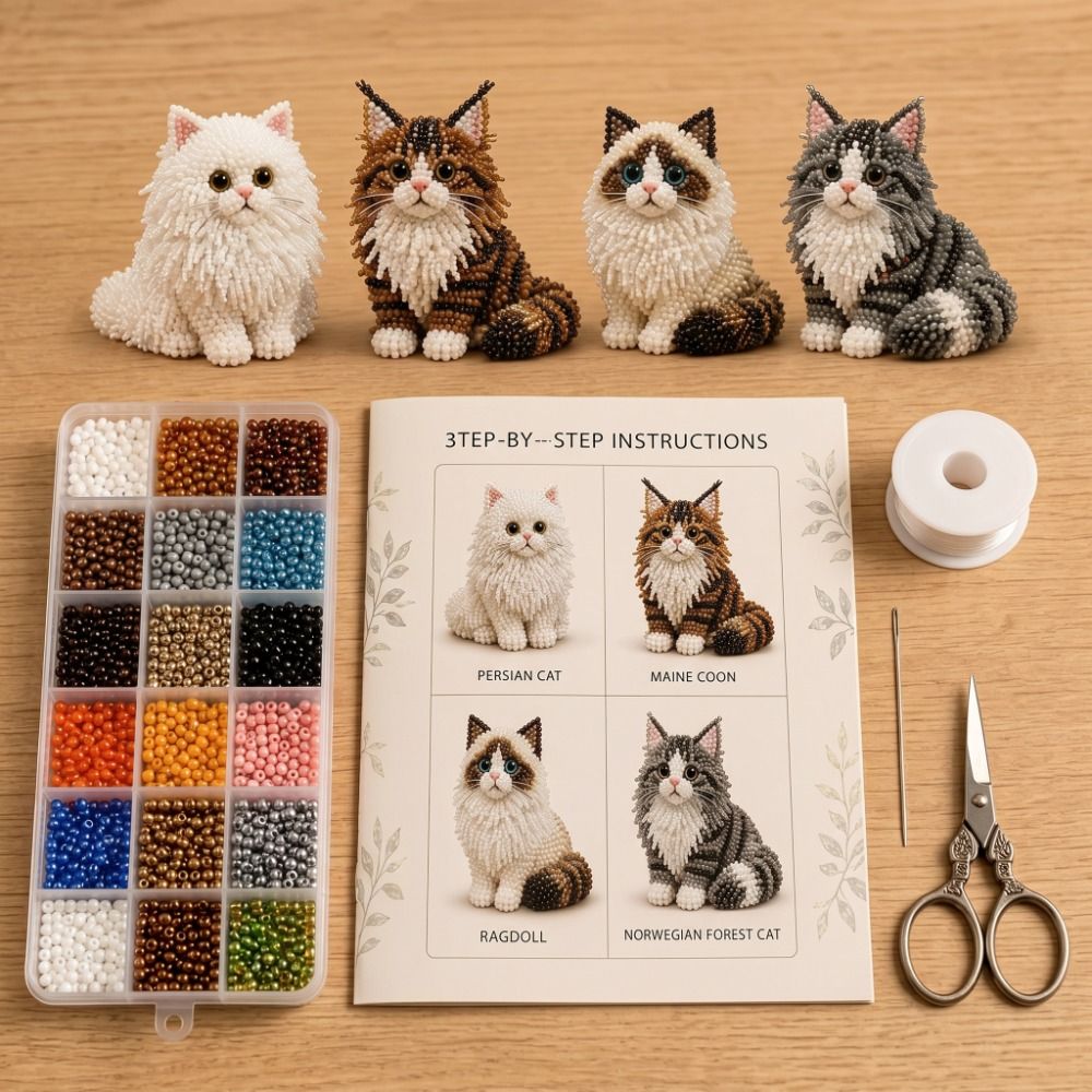 Kit de bordado de cuentas de a - Art Craft Kits For Kids reseña y precio