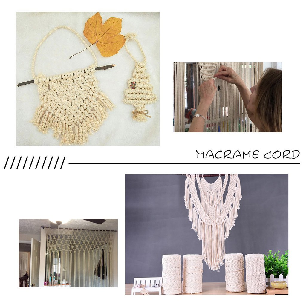 Cuerda de macramé de 2mm y 200 - Macrame Cord Cotton reseña y precio