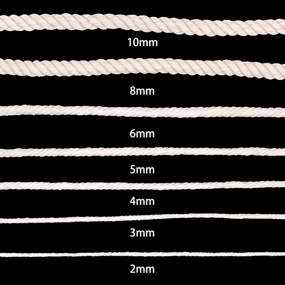 Cordón de macramé de algodón 1 - Macrame Cord Cotton reseña y precio